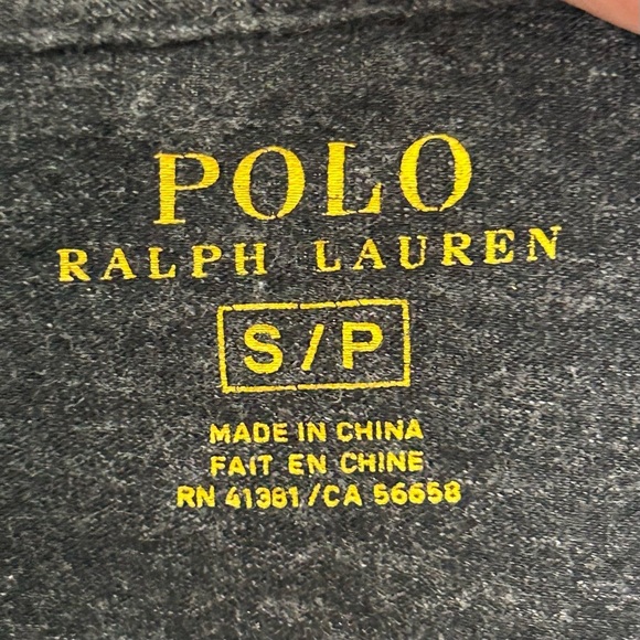 Polo by Ralph Lauren Black Long Sleeve Tee Size SMALL - Picture 4 of 4
